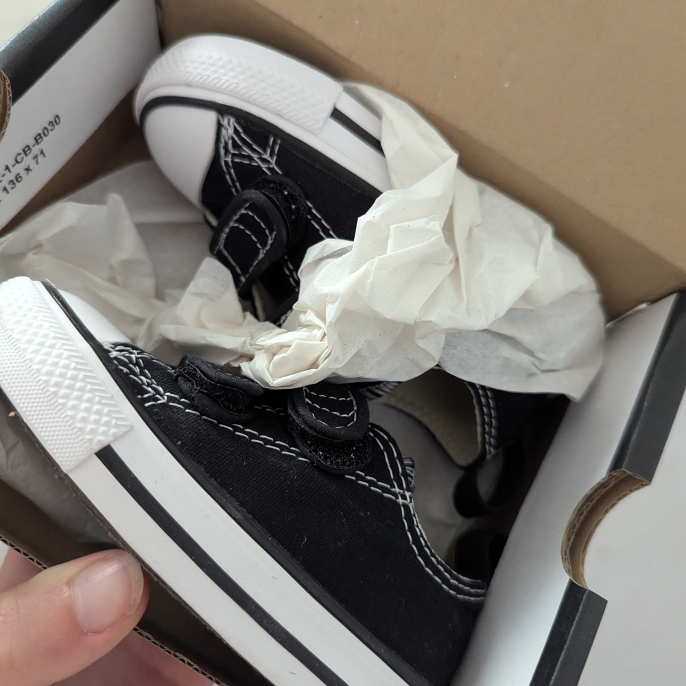 Converse Black Infant Sneakers